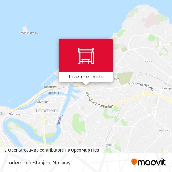 Lademoen Stasjon map