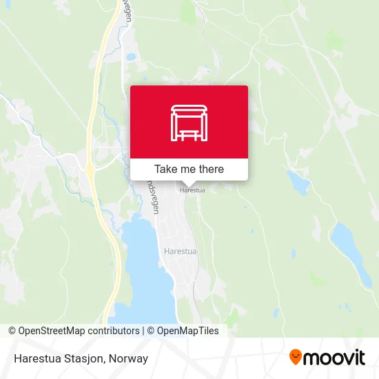 Harestua Stasjon map