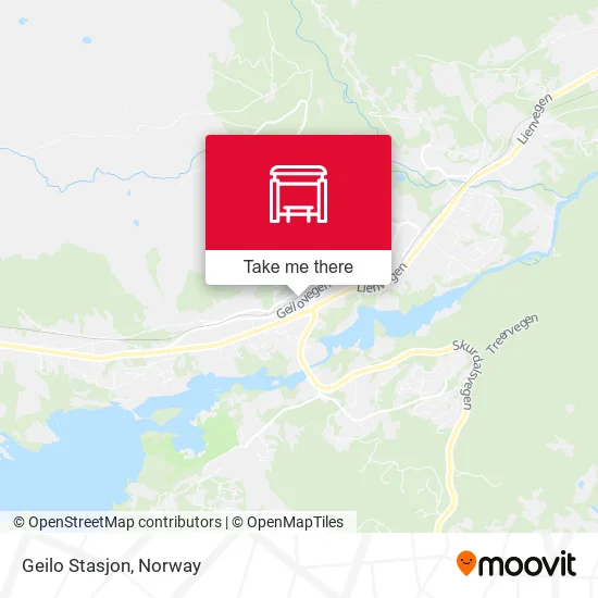 Geilo Stasjon map