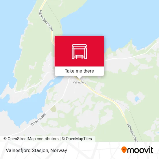 Valnesfjord Stasjon map