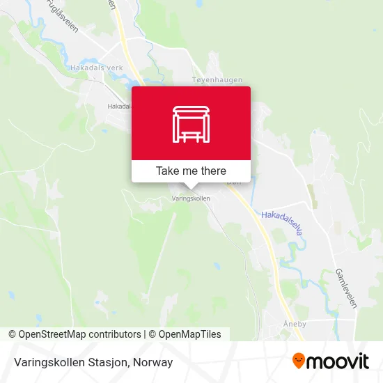 Varingskollen Stasjon map