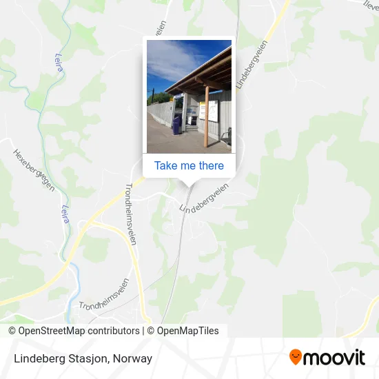 Lindeberg Stasjon map