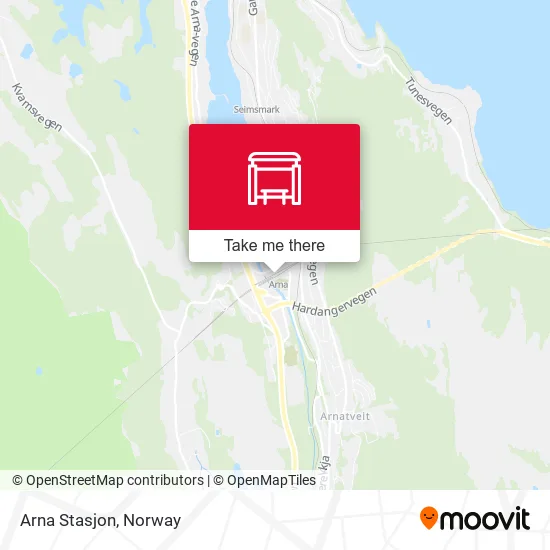 Arna Stasjon map
