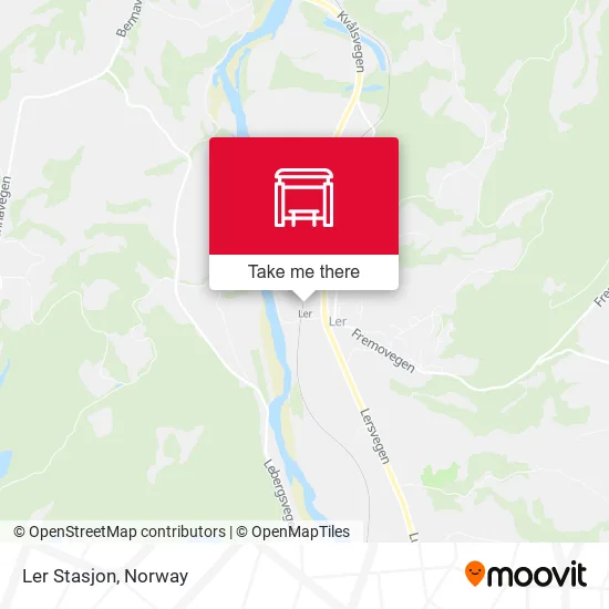 Ler Stasjon map