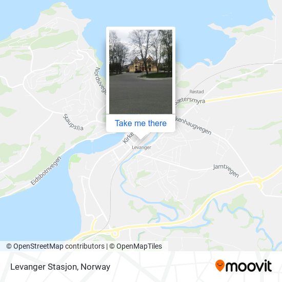 Levanger Stasjon map