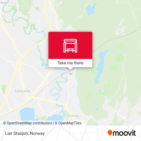 Lier Stasjon map