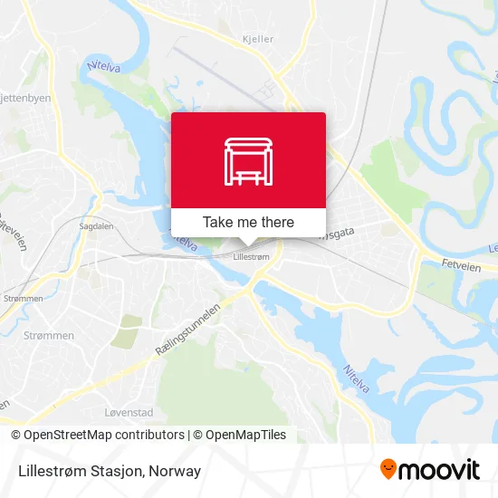 Lillestrøm Stasjon map