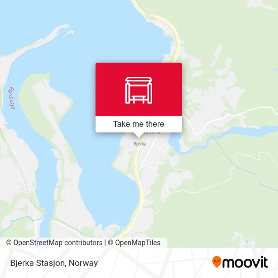 Bjerka Stasjon map
