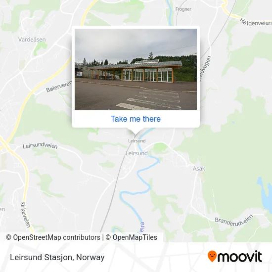 Leirsund Stasjon map