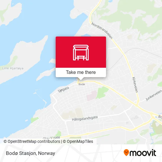 Bodø Stasjon map