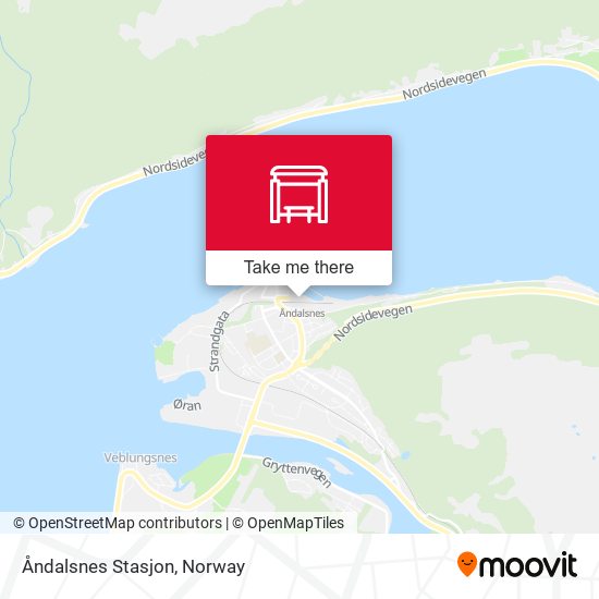 Åndalsnes Stasjon map