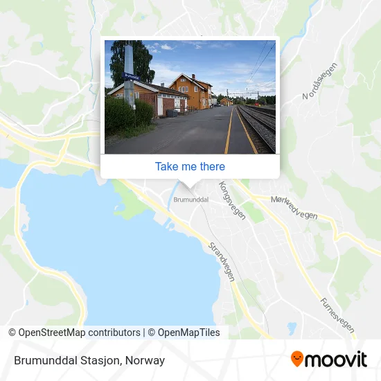 Brumunddal Stasjon map