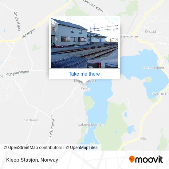 Klepp Stasjon map