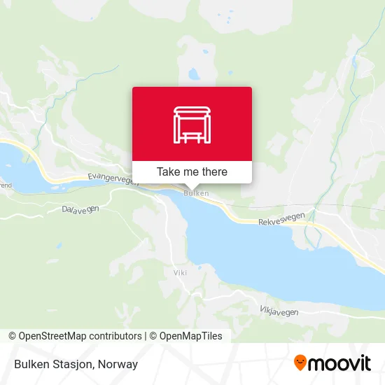 Bulken Stasjon map