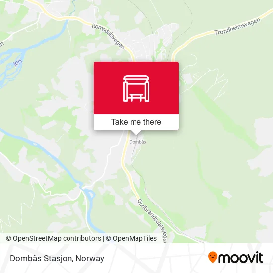Dombås Stasjon map