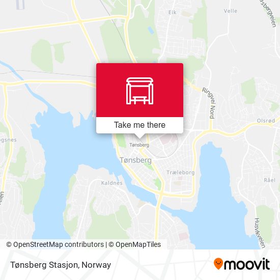 Tønsberg Stasjon map