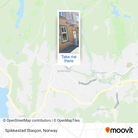 Spikkestad Stasjon map
