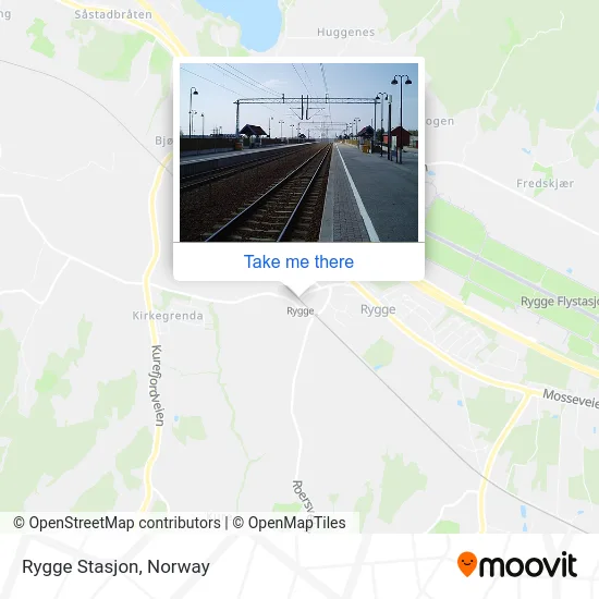 Rygge Stasjon map