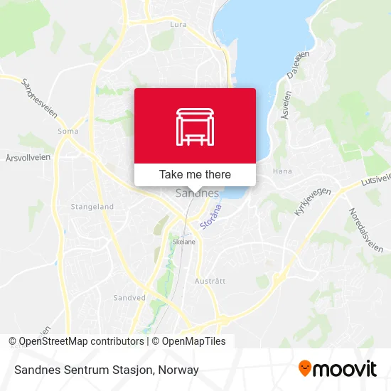 Sandnes Sentrum Stasjon map