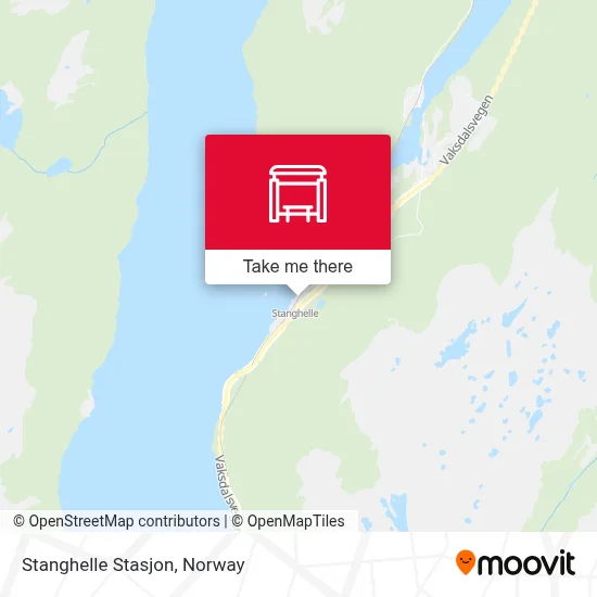 Stanghelle Stasjon map