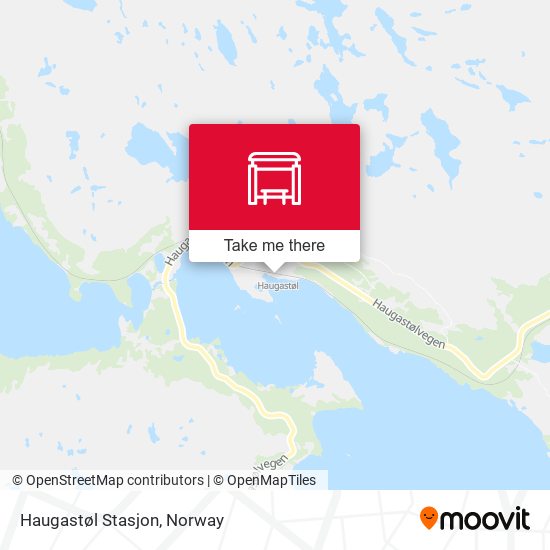 Haugastøl Stasjon map
