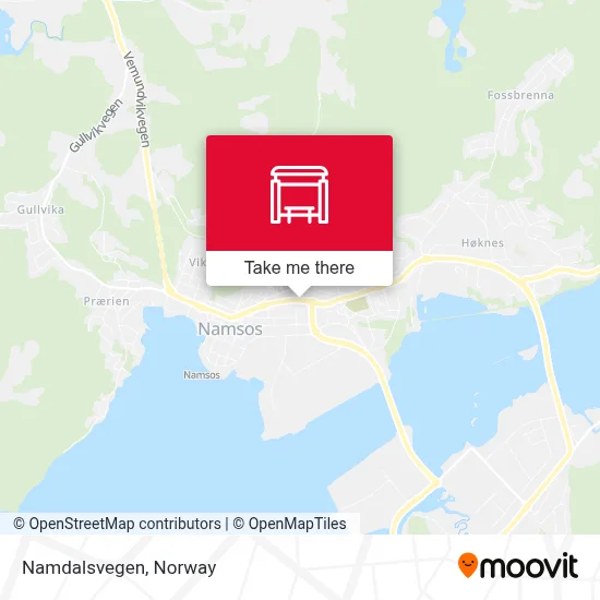 Namdalsvegen map