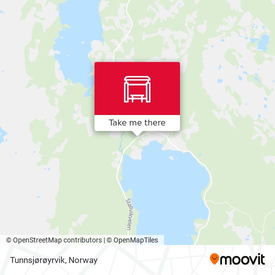 Tunnsjørøyrvik map