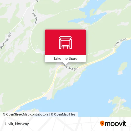 Ulvik map