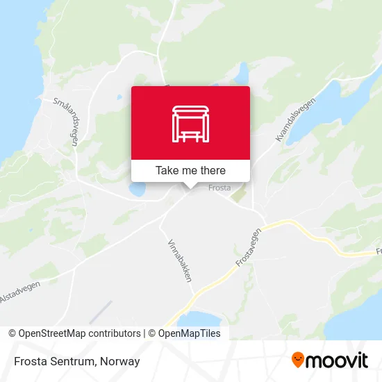 Frosta Sentrum map