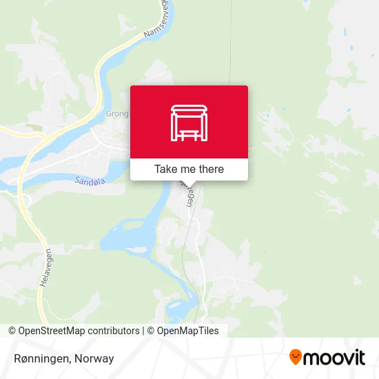 Rønningen map