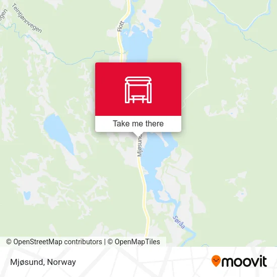 Mjøsund map