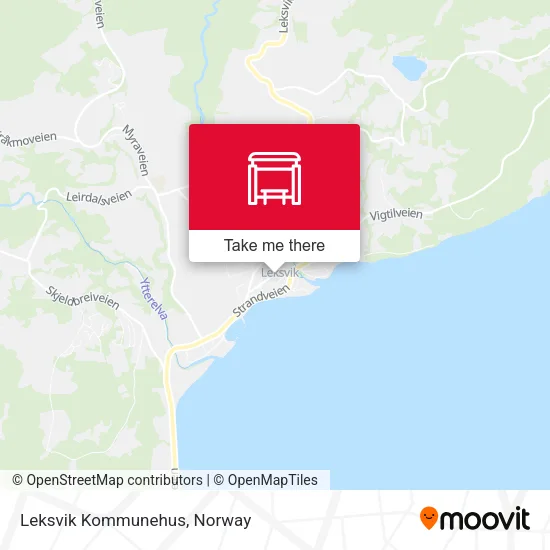 Leksvik Kommunehus map
