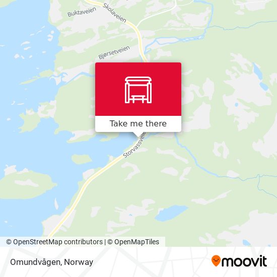 Omundvågen map