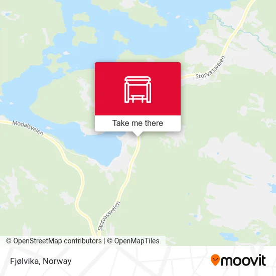 Fjølvika map