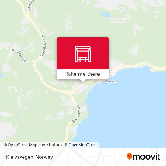 Kleivavegen map