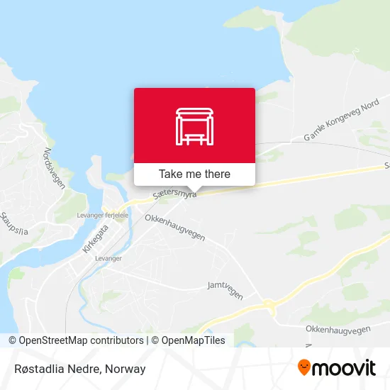 Røstadlia Nedre map