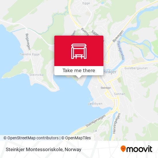 Steinkjer Montessoriskole map