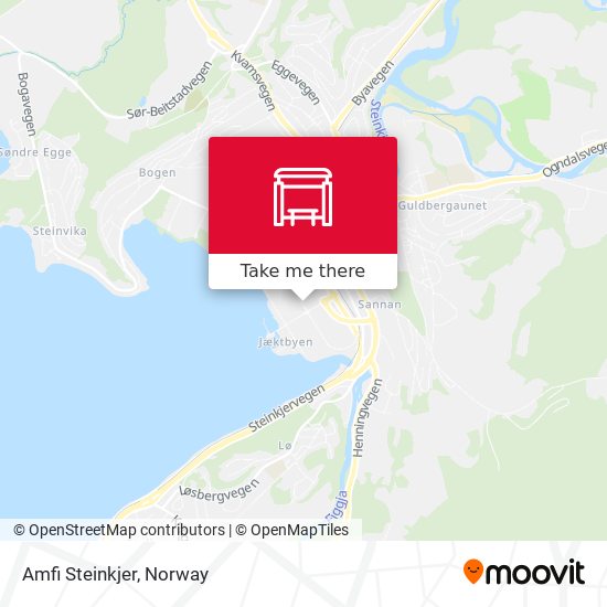 Amfi Steinkjer map
