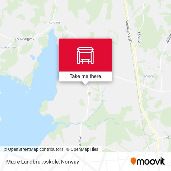 Mære Landbruksskole map