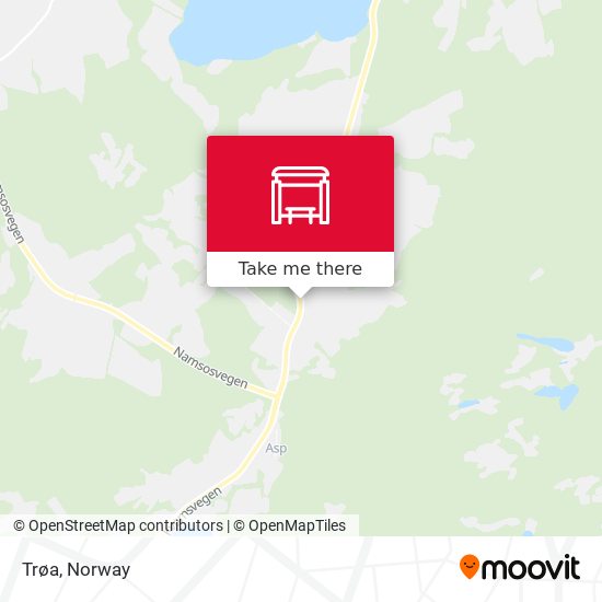 Trøa map