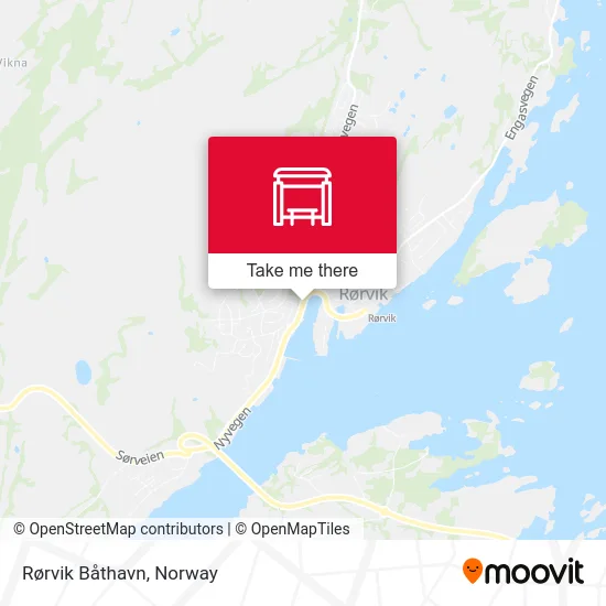 Rørvik Båthavn map