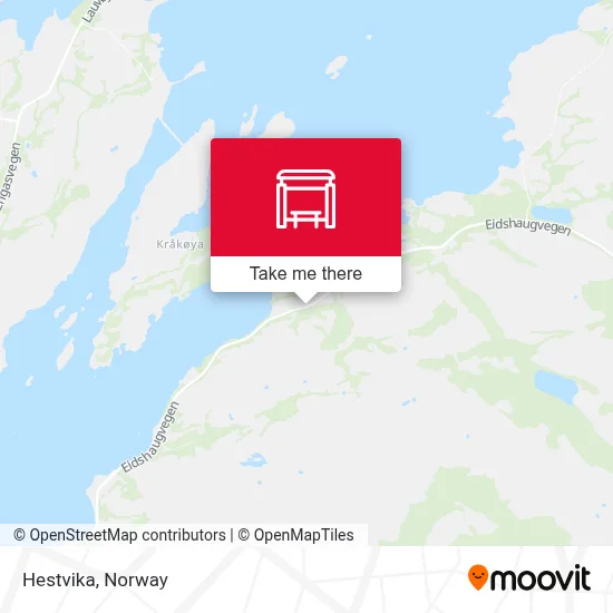 Hestvika map