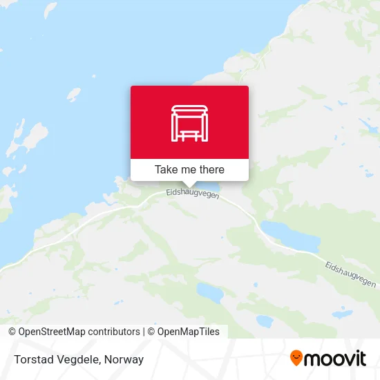 Torstad Vegdele map