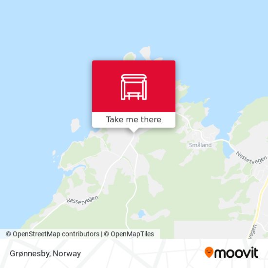 Grønnesby map