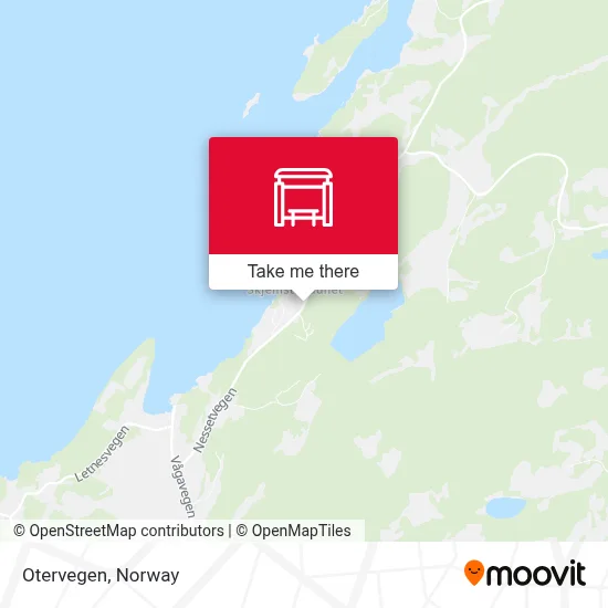 Otervegen map