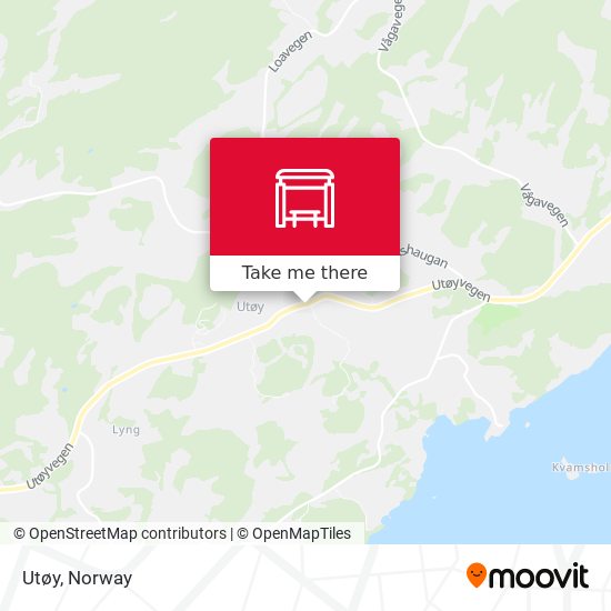 Utøy map