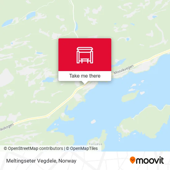 Meltingseter Vegdele map