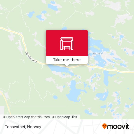 Tonsvatnet map