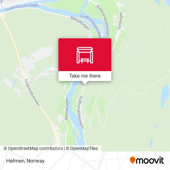 Hølmen map