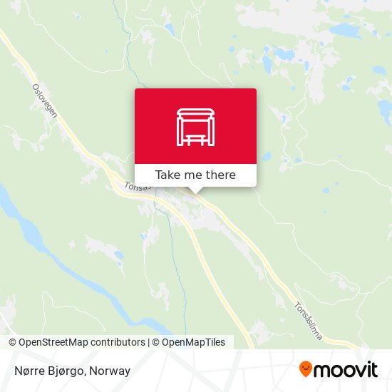 Nørre Bjørgo map